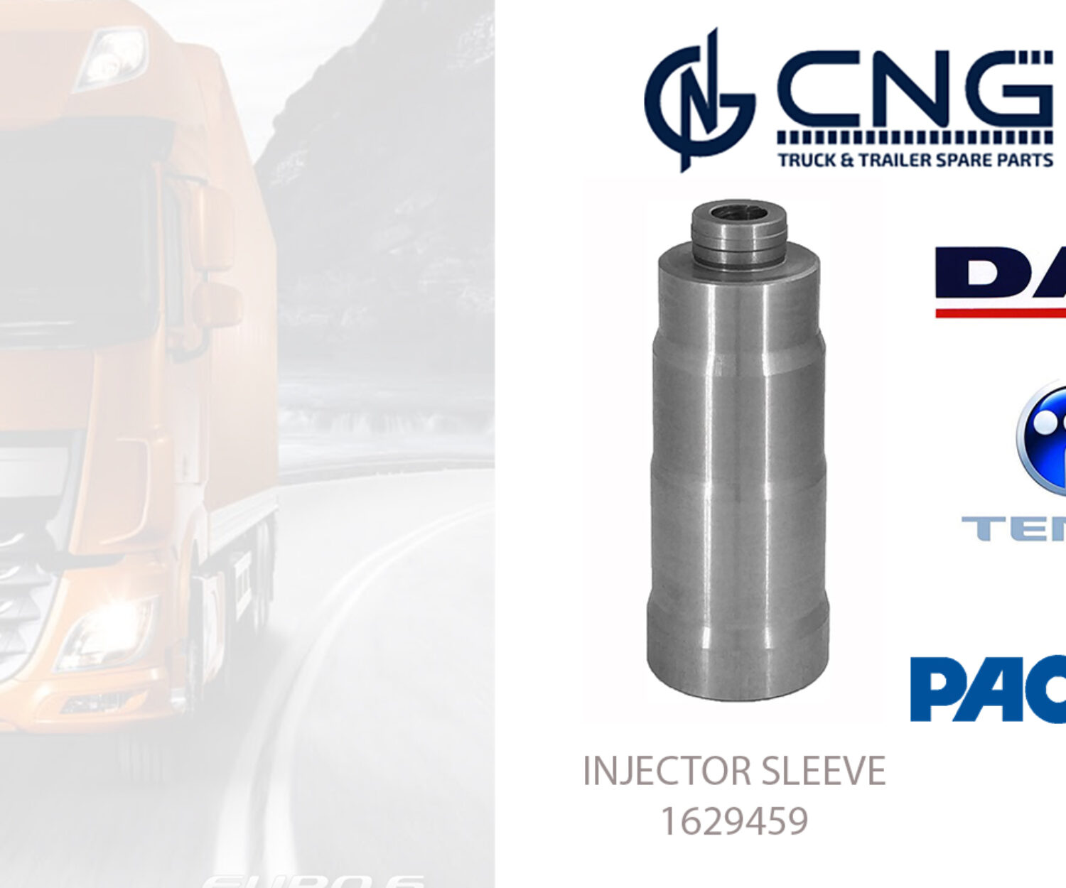 1629459 DAF EURO 5 INJECTOR SLEEVE, DAF ENJEKTÖR TUTUCU,DAF ENJEKTÖR HOLDERİ,PACCAR MOTOR PARÇALARI