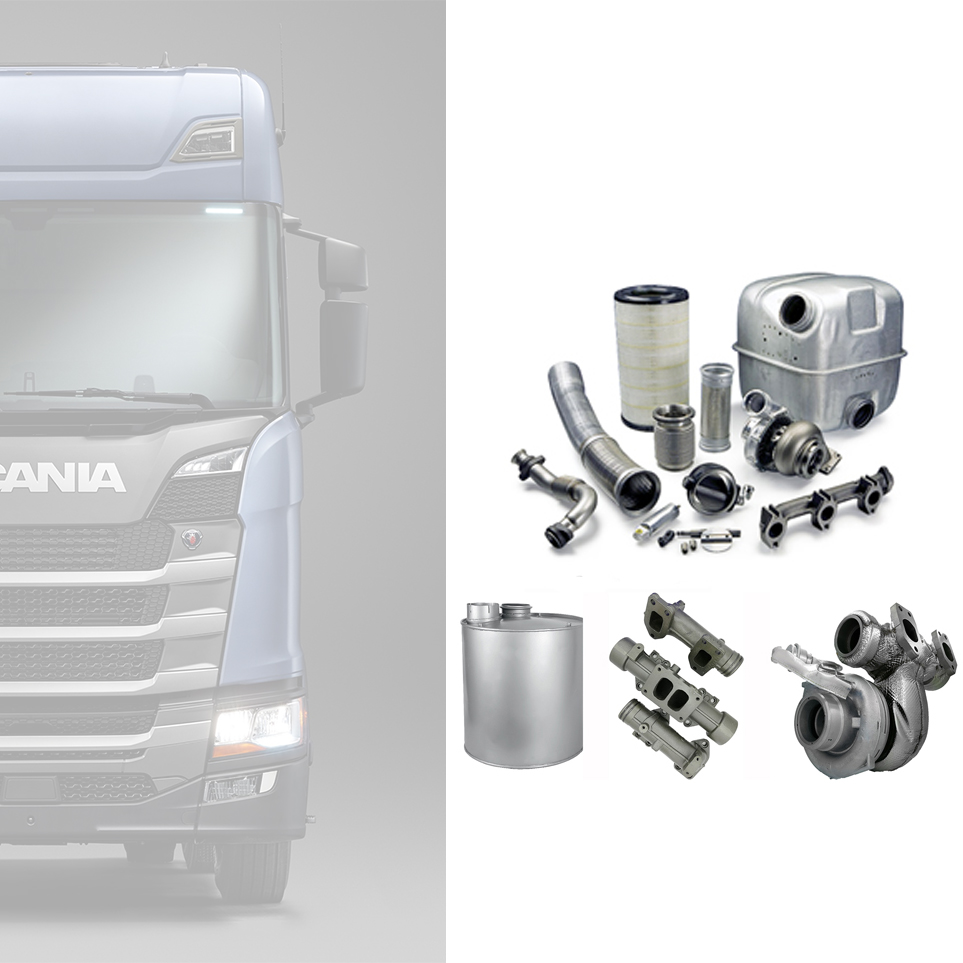 SCANIA HAVA EMME VE EKSOZ